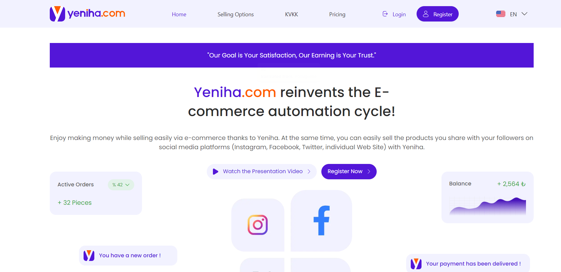 yeniha Website